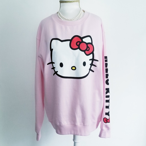 NEW Hello Kitty Pink Sweatshirt - Picture 5 of 11